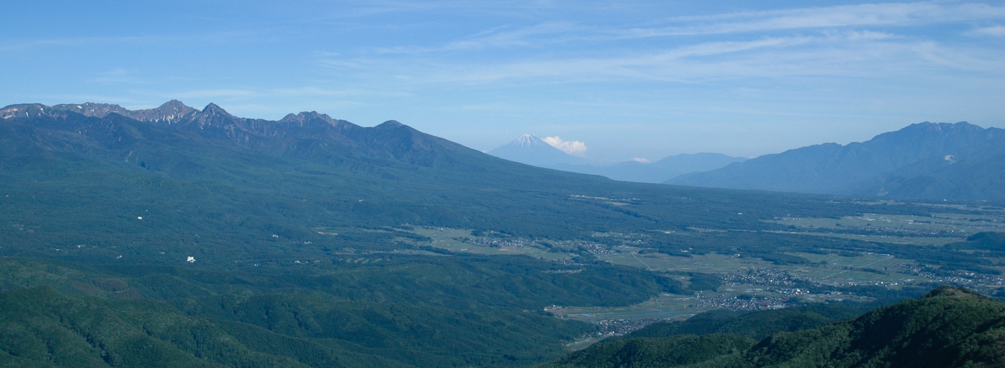 山々の写真